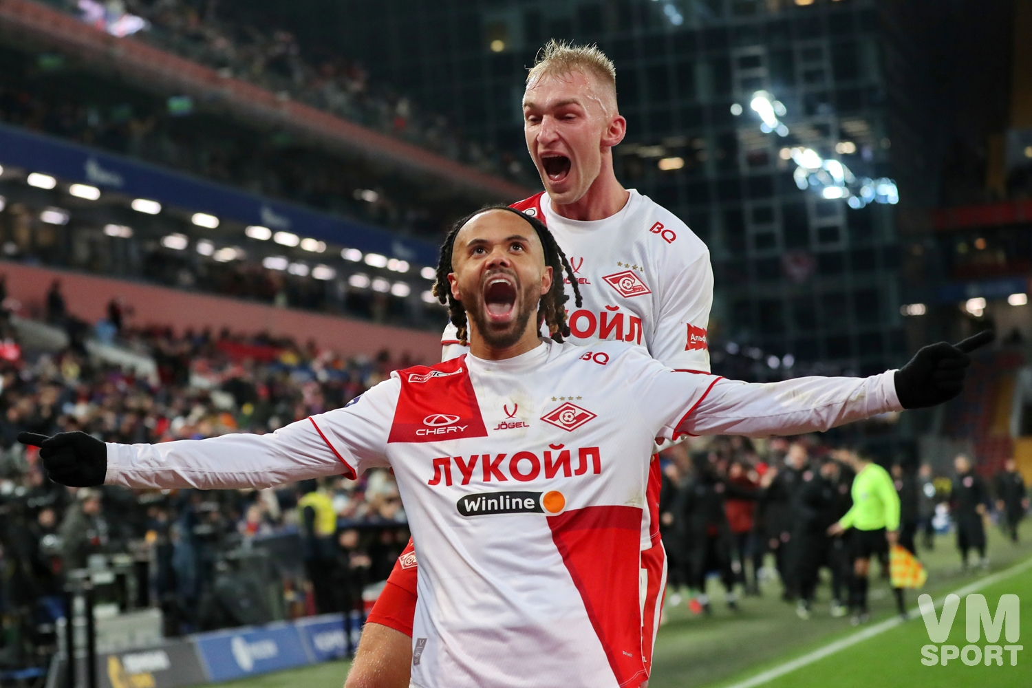 Даниил Денисов и Тео Бонгонда. ФК Спартак