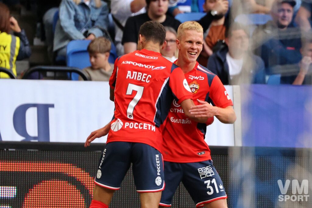 Матеус Алвес и Матвей Кисляк. ПФК ЦСКА