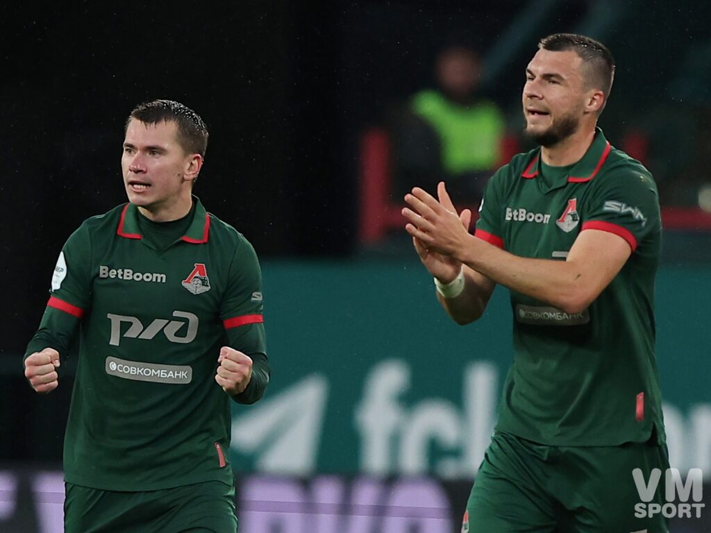 Дмитрий Баринов и Николай Комличенко. ФК Локомотив