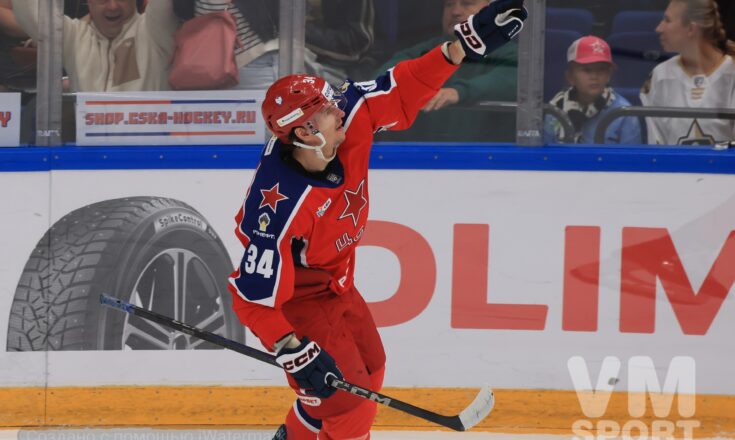 Денис Гурьянов: копирайтер из ЦСКА приносит победу своей команде над «Адмиралом» Денис Гурьянов/ ПХК ЦСКА