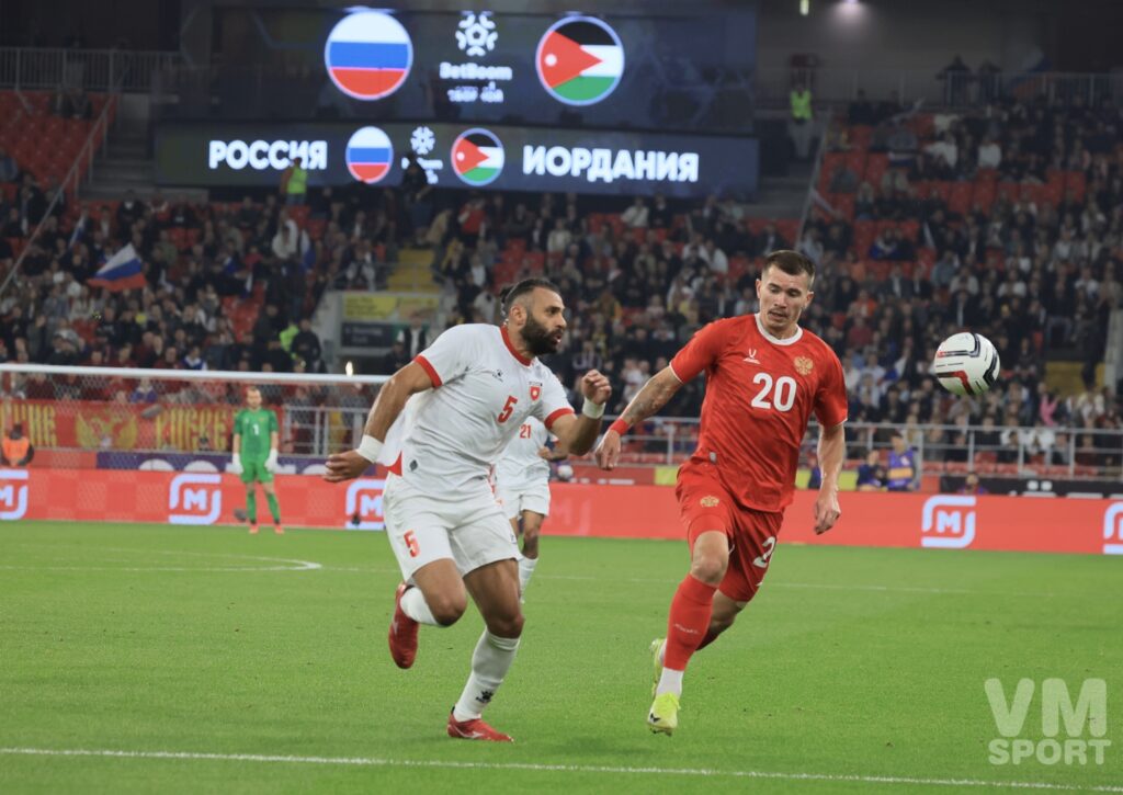Футбол. Сборная России-Сборная Иордании