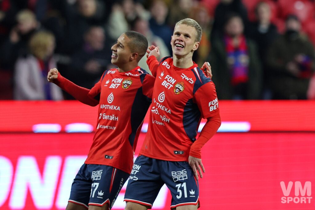 Энрике Кармо и Матвей Кисляк. ПФК ЦСКА