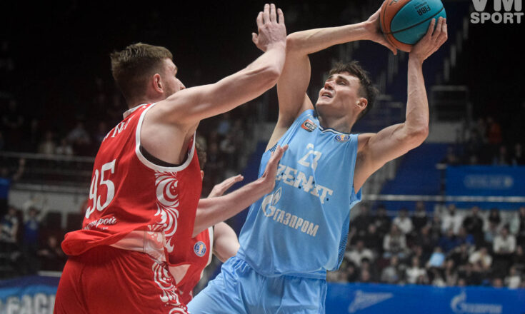 Димитриевич вернулся, Шаманич дебютировал и «Зенит» победил дома МБА-МАИ БК Зенит-ПБК МБА-МАИ