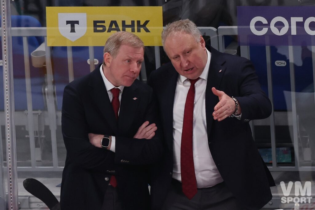 Алексей Жамнов и Александр Барков. ХК Спартак