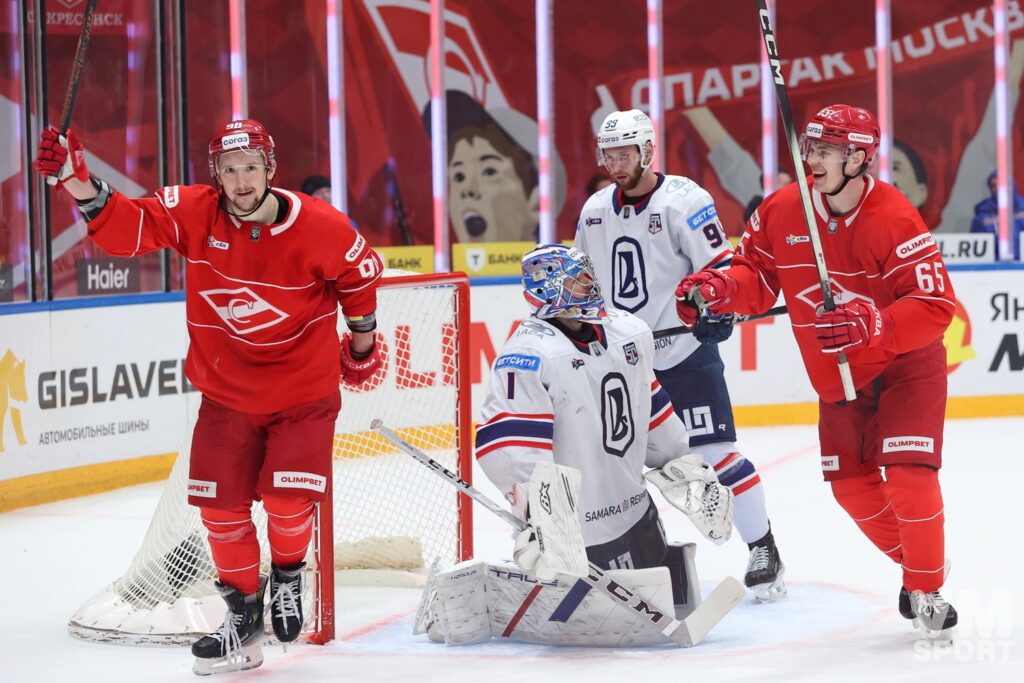 Демид Мансуров и Александр Беляев. ХК Спартак