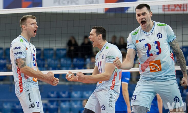 "Динамо" уверенно одолело МГТУ в столичном дерби ВК Динамо