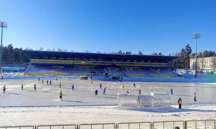 Хоккей с мячом. Высшая лига. Мороз, солнце и один гол на двоих в Красногорске Стадион "Зоркий"/ 30012026