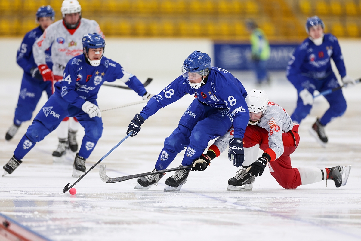 Московское «Динамо» в боевом поединке взяло верх над «СКА-Уральским трубником» ХК "Динамо" Москва хоккей с мячом - "СКА-Уральский трубник" Первоуральск/ 14022026