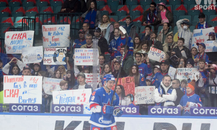 СКА сократил отставание от ЦСКА в серии плей-офф Джозеф Бландизи. ХК СКА