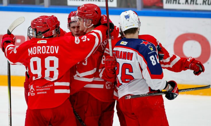 МХЛ: «Спартак МАХ» ярко взял верх над «Красной Армией» в серии бросков МХК "Спартак МАХ" Москва - МХК "Красная Армия" Москва/ 14032026