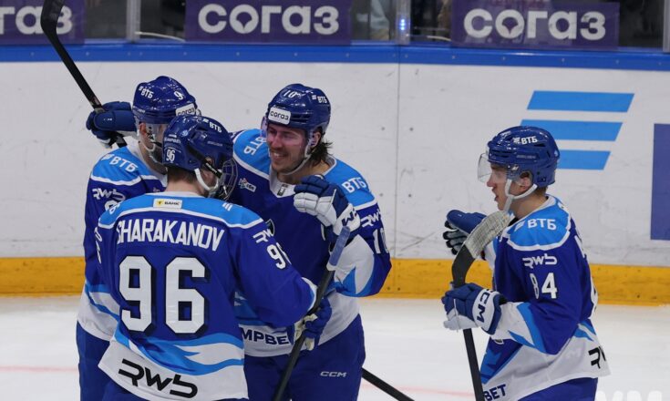 "Динамо" открыло домашнюю серию уверенной победой над "Металлургом" Максим Комтуа. ХК Динамо