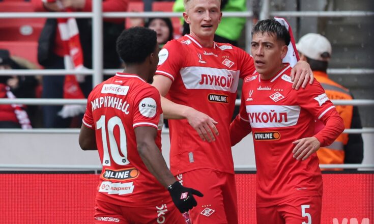 "Спартак" в поединке с "Ахматом" разогрелся перед битвой с «быками» Маркиньос, Руслан Литвинов и Эсекьель Барко. ФК Спартак