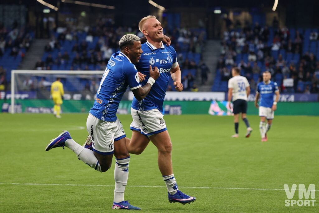 Константин Тюкавин и Артур Гомес. ФК Динамо