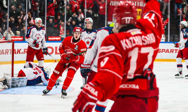 МХЛ. Кубок Харламова: «Спартак» в матче без обороны обыграл «Красную Армию» на старте ¼ финала МХК "Спартак" Москва - МХК "Красная Армия" Москва/ 13042026