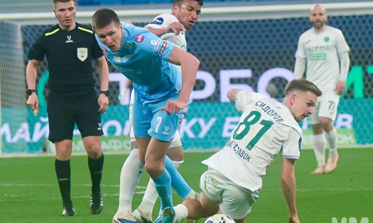 "Зенит" сразил "Ахмат" дуплетом в начале матча ФК Зенит-ФК Ахмат